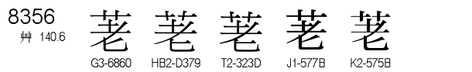 U+8356
